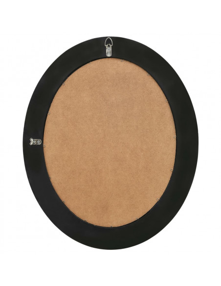 Specchio da Parete Stile Barocco 50x60 cm Nero
