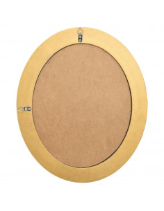 Specchio da Parete Stile Barocco 50x60 cm Oro