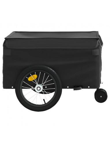 Rimorchio da Bici Nero 45 kg in Ferro