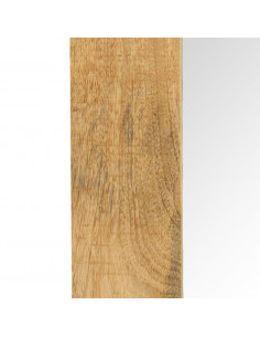 Specchio in Legno Massello di Mango 50x50 cm