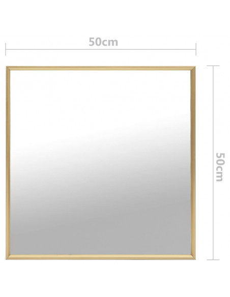 Specchio Oro 50x50 cm