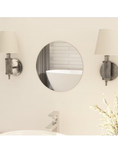 Specchio Senza Cornice Rotondo 30 cm in Vetro