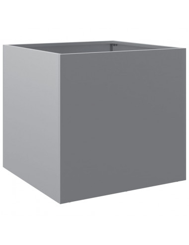 Fioriera Argento 49x47x46 cm in Acciaio Zincato