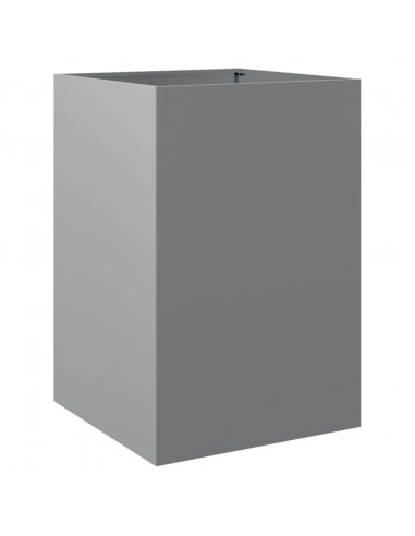 Fioriera Argento 52x48x75 cm in Acciaio Zincato