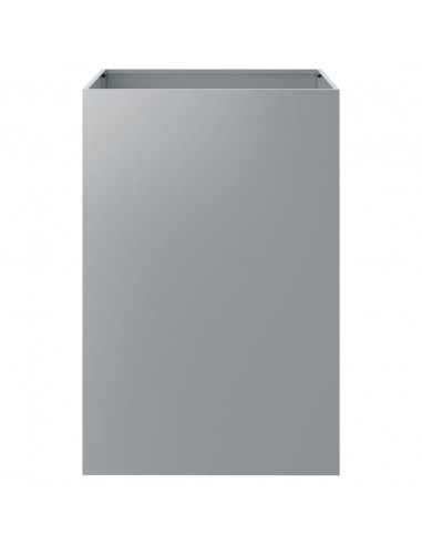 Fioriera Argento 52x48x75 cm in Acciaio Zincato