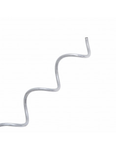 Spirali per Gabbioni 24 pz in Acciaio Zincato 100 cm