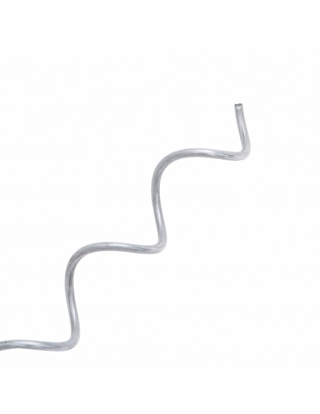 Spirali per Gabbioni 24 pz in Acciaio Zincato 100 cm