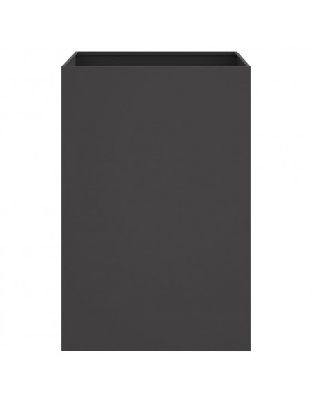 Fioriera Nera 52x48x75 cm in Acciaio Laminato a Freddo