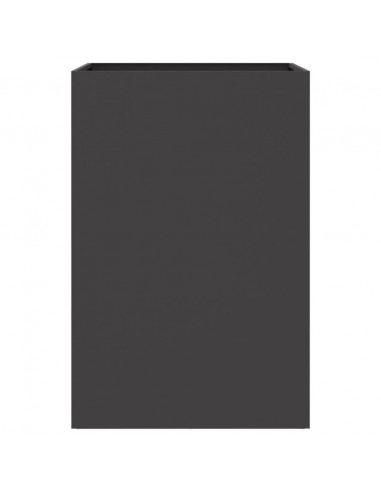 Fioriera Nera 52x48x75 cm in Acciaio Laminato a Freddo