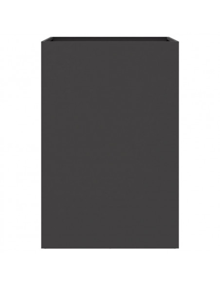 Fioriera Nera 52x48x75 cm in Acciaio Laminato a Freddo