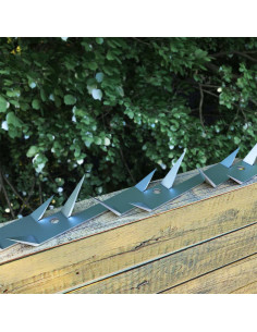 Spuntoni da Parete 2 pz in Acciaio 1 m