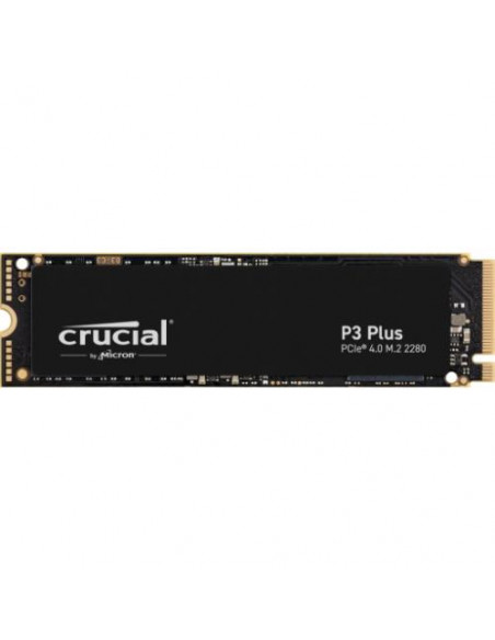 SSD CRUCIAL M.2(2280)  2TB NVME P3 PLUS PCIE4.0 READ:5000MB/S WRITE:4200MB/S - CT2000P3PSSD8