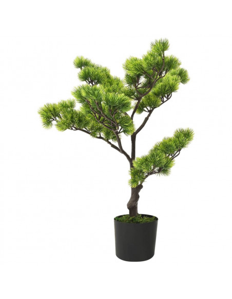 Bonsai di Pino Artificiale con Vaso 60 cm Verde