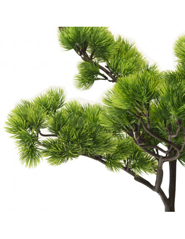 Bonsai di Pino Artificiale con Vaso 60 cm Verde