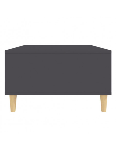 Tavolino da Salotto Grigio 103,5x60x35 cm in Legno Multistrato