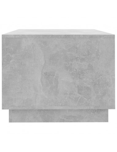 Tavolino da Salotto Grigio Cemento 102x55x43 cm in Truciolato