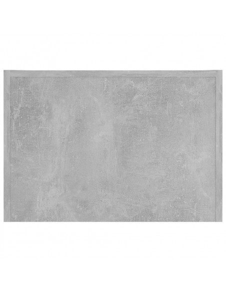 Tavolino da Salotto Grigio Cemento 50x50x35 cm in Truciolato