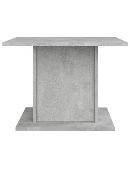 Tavolino da Salotto Grigio Cemento 55,5x55,5x40cm in Truciolato