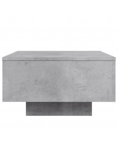 Tavolino da Salotto Grigio Cemento 55x55x31cm Legno Multistrato