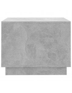 Tavolino da Salotto Grigio Cemento 55x55x43 cm in Truciolato