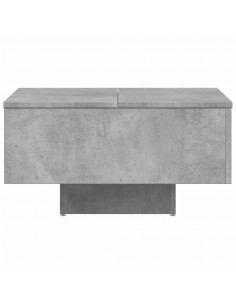 Tavolino da Salotto Grigio Cemento 60x60x31,5 Legno Multistrato