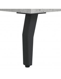 Tavolino da Salotto Grigio Cemento 90x50x40cm Legno Multistrato