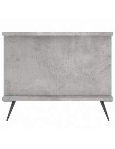 Tavolino da Salotto Grigio Cemento 90x50x40cm Legno Multistrato