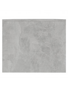 Tavolino da Salotto Grigio Cemento 90x50x41,5 cm in Truciolato