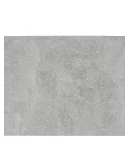 Tavolino da Salotto Grigio Cemento 90x50x41,5 cm in Truciolato