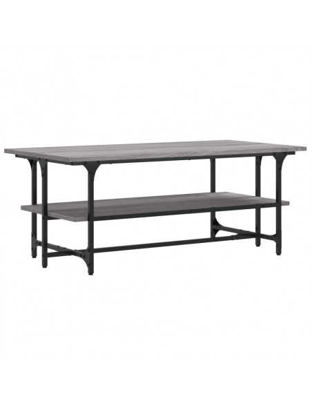 Tavolino da Salotto grigio sonoma 100x50x40cm Legno Multistrato
