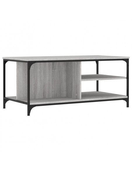 Tavolino da Salotto grigio sonoma 100x50x45cm Legno Multistrato