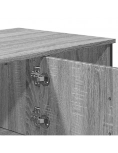 Tavolino da Salotto Grigio Sonoma 100x51x40cm Legno Multistrato