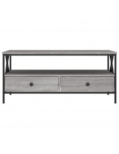 Tavolino da Salotto Grigio Sonoma 100x51x45cm Legno Multistrato