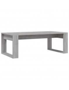 Tavolino da Salotto Grigio Sonoma 102x50x35cm Legno Multistrato