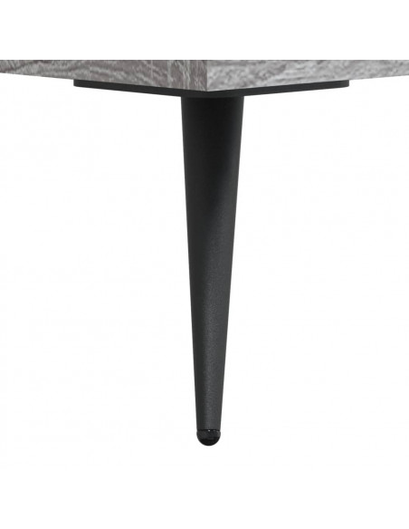 Tavolino da Salotto Grigio Sonoma 102x50x40cm Legno Multistrato