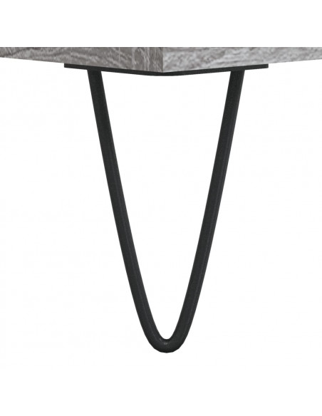 Tavolino da Salotto Grigio Sonoma 102x50x40cm Legno Multistrato