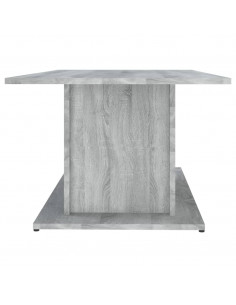 Tavolino da Salotto Grigio Sonoma 102x55,5x40 cm in Truciolato