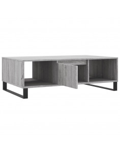 Tavolino da Salotto Grigio Sonoma 104x60x35cm Legno Multistrato