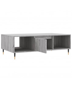 Tavolino da Salotto Grigio Sonoma 104x60x35cm Legno Multistrato