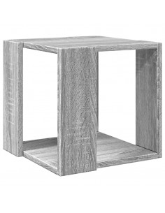 Tavolino da Salotto Grigio Sonoma 32x32x30cm Legno Multistrato