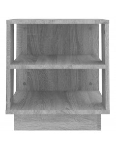 Tavolino da Salotto Grigio Sonoma 40x40x43 cm Legno Multistrato