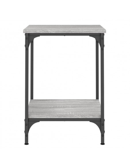 Tavolino da Salotto Grigio Sonoma 40x40x55 cm Legno Multistrato