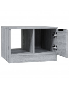 Tavolino da Salotto Grigio Sonoma 50x50x36 cm Legno Multistrato