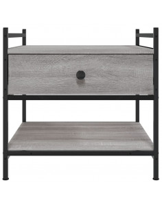 Tavolino da Salotto Grigio Sonoma 50x50x50 cm Legno Multistrato