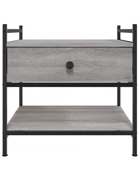 Tavolino da Salotto Grigio Sonoma 50x50x50 cm Legno Multistrato