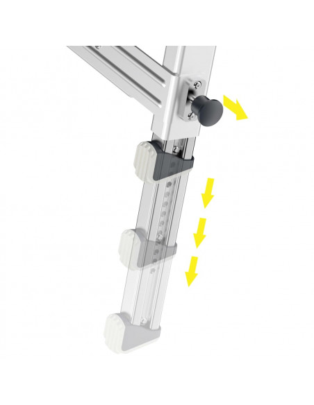 Hailo Piattaforma per Scale TP1 Alluminio