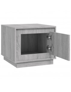 Tavolino da Salotto Grigio Sonoma 51x50x44 cm Legno Multistrato