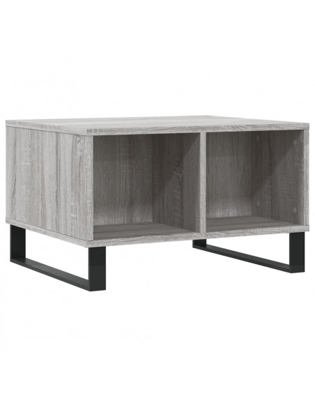 Tavolino da Salotto grigio sonoma 60x50x36,5 cm in Multistrato