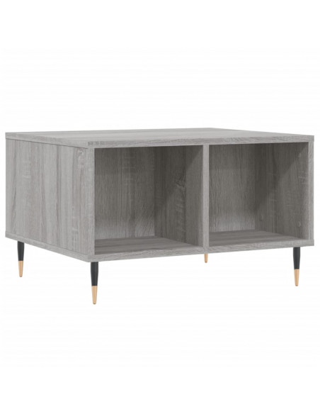 Tavolino da Salotto grigio sonoma 60x50x36,5 cm in Multistrato