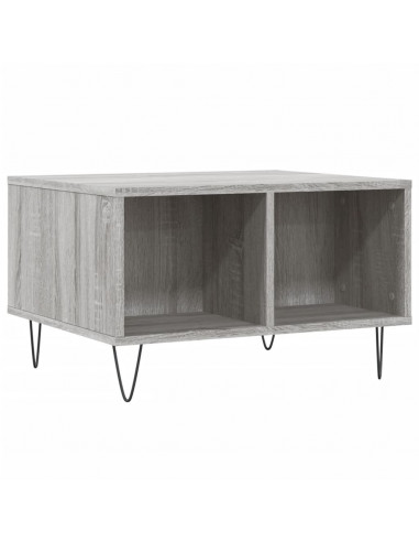 Tavolino da Salotto grigio sonoma 60x50x36,5 cm in Multistrato